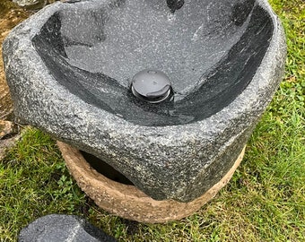 stone sink, bathroom sink , exlusive stone sink, natural,