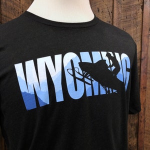 Wyoming Snowmobiling t-shirt image 3