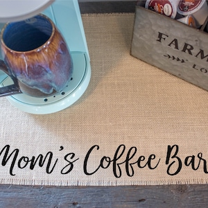 Tapete de juta para cafeteria da mamãe: decoração rústica de fazenda