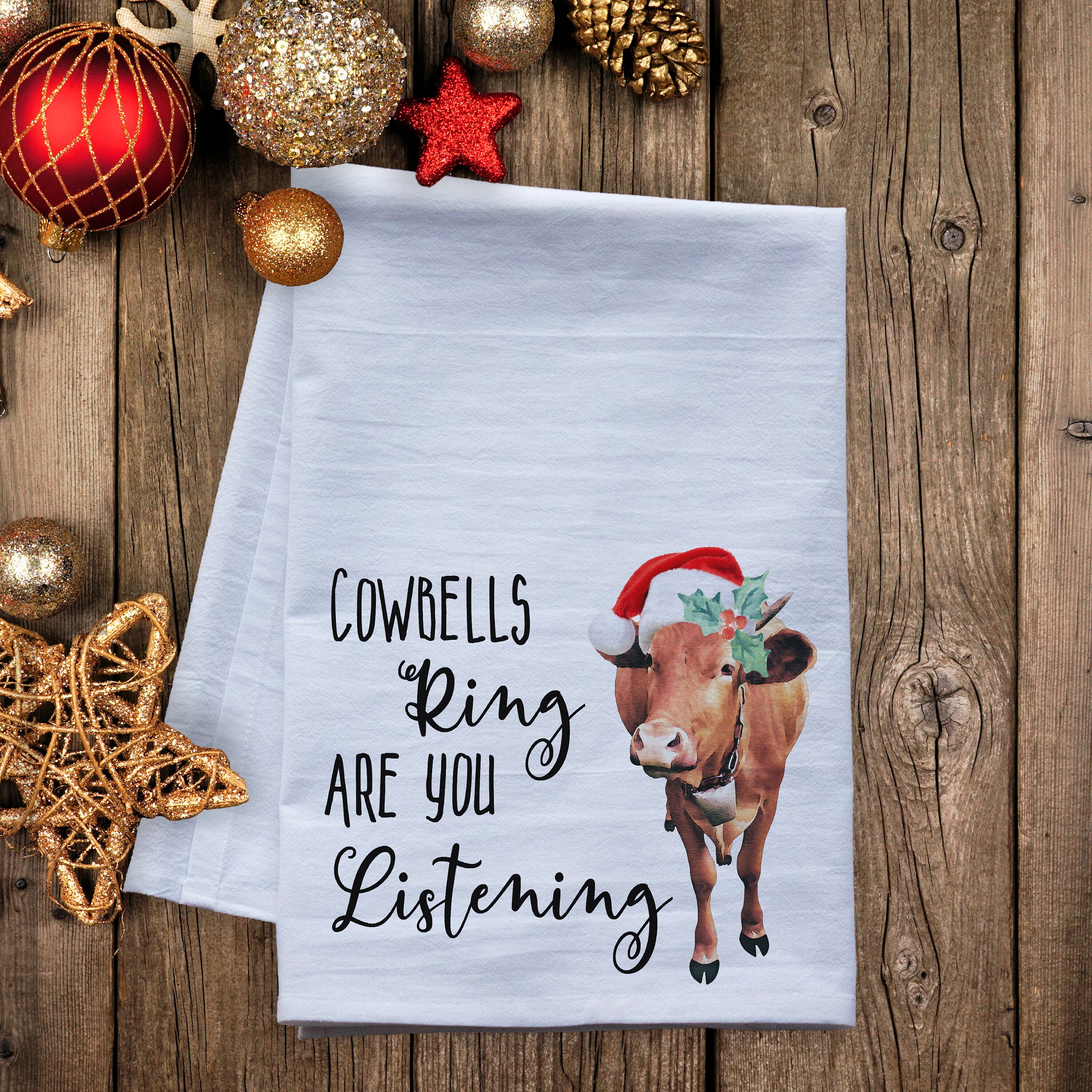 Cowbells Rings Are You Listening Sticker