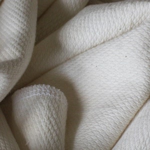 Two Dozen Unbleached birds eye paperless Towels natural undyed birdseye weave cotton paperless towel image 2