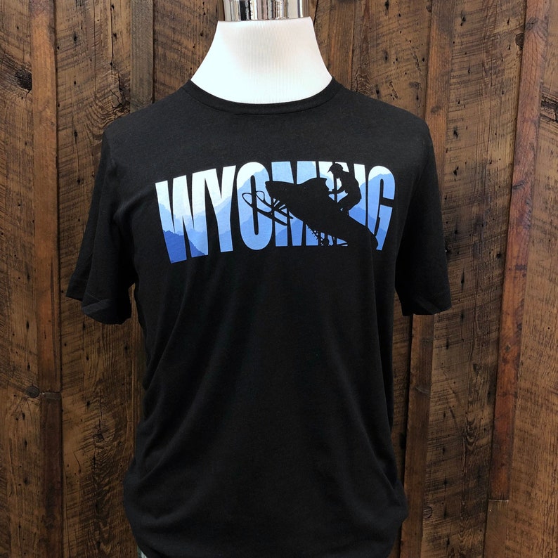 Wyoming Snowmobiling t-shirt image 1