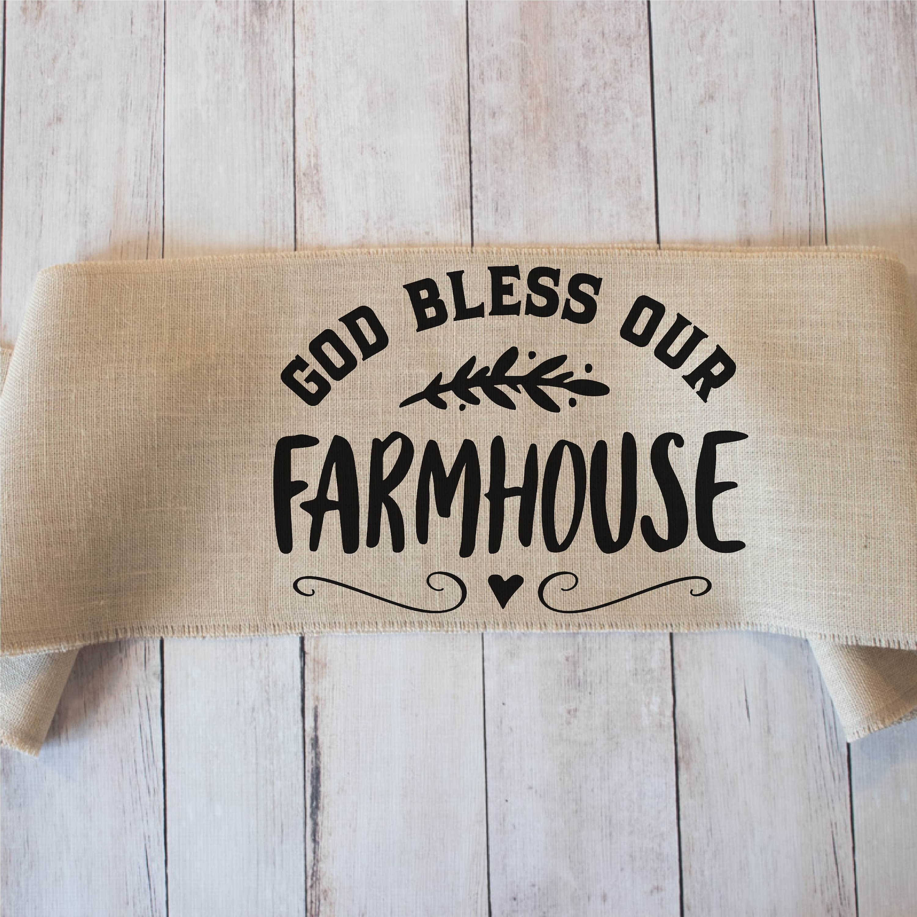 burlap home decor