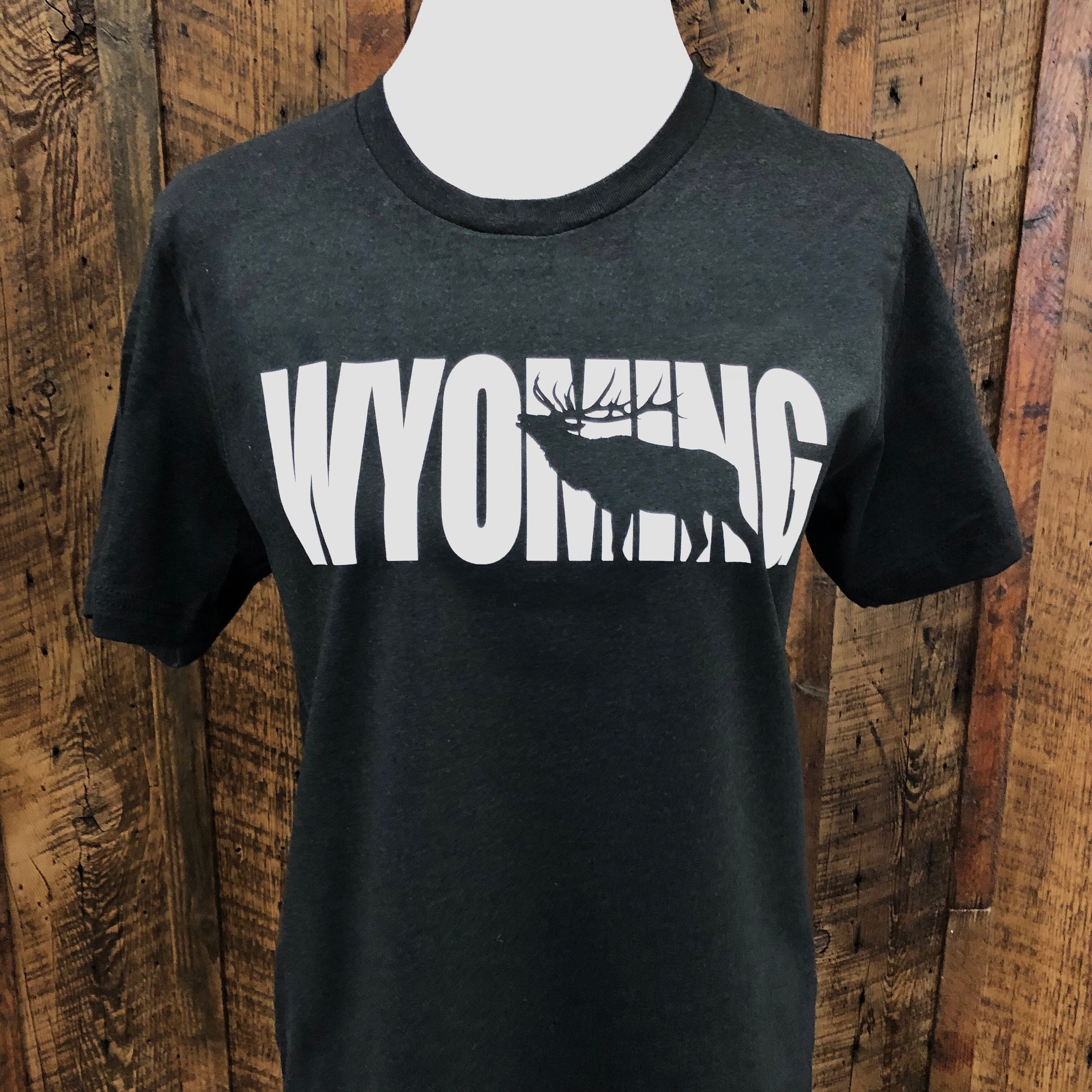 Wyoming Elk Tshirt Etsy