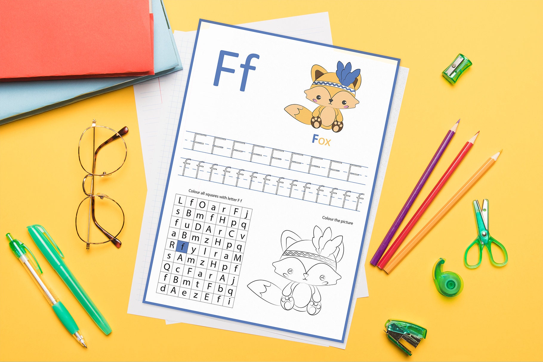 Letter Tracing Activity for Kids. Alphabet Learning Big Collection - Etsy