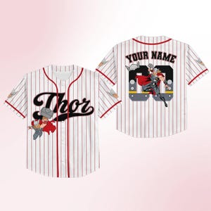 Custom Name and Number Marvel Jersey, Personalized Baseball Shirt with Captain America and Iron Man, Comic Book Jersey Shirt