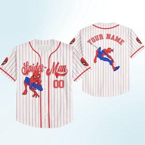 Custom Name and Number Marvel Jersey, Personalized Baseball Shirt with Captain America and Iron Man, Comic Book Jersey Shirt