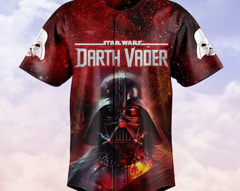 Custom Darth Vader Jersey Shirt, Star Wars Baseball Shirt, Magic Kingdom Shirt, Galaxy's Edge Shirt, Disney Trip Shirt, Gift For Him