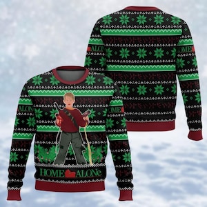 Kevin Allein Zuhause Weihnachtspullover - Ugly Christmas Sweater