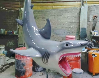 Fiberglass Shark Sculpture