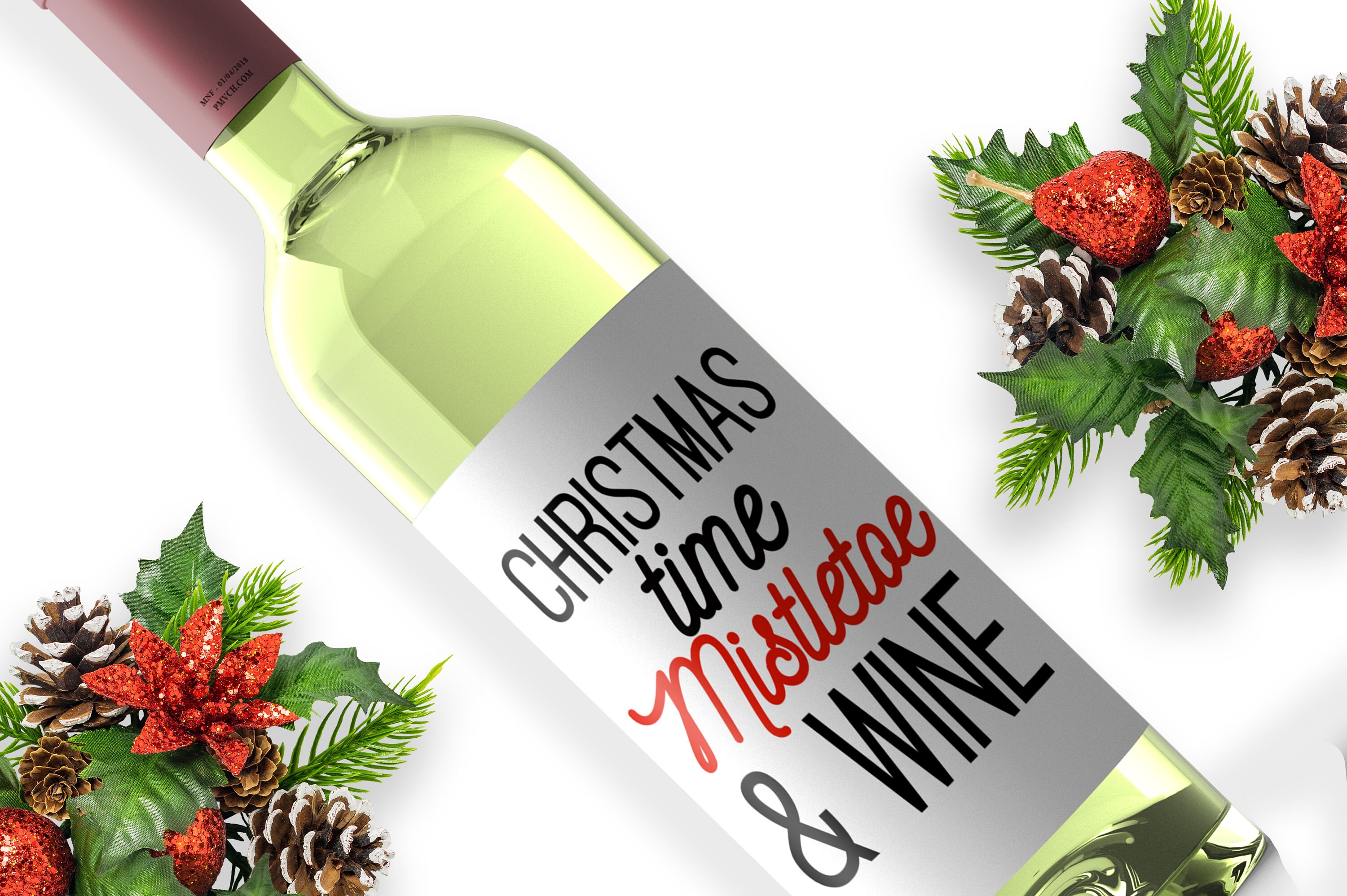 FUNNY Christmas Wine Label Custom Wine Labels Wine Label Etsy UK