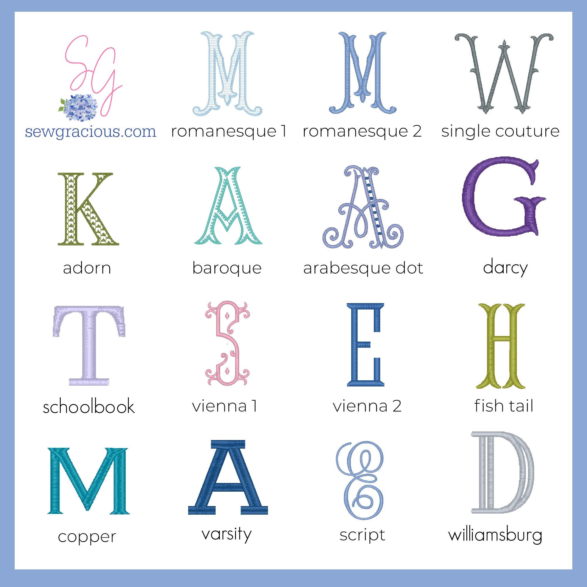 Blue Hydrangea Wreath Sash with Monogram Initial for Front Door Decoration for Home, Party, or Wedding Venue
