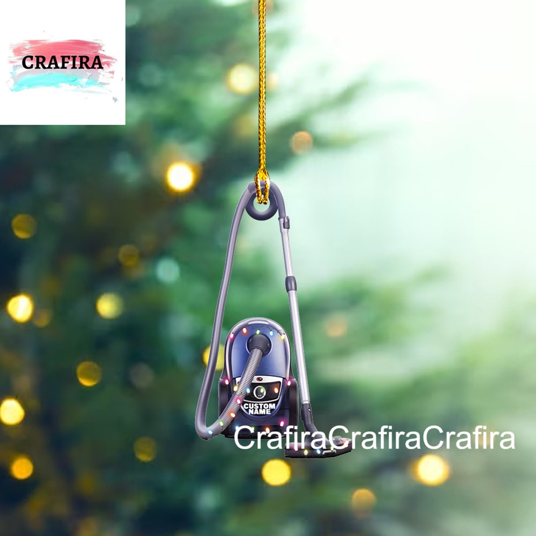 Personalized Vacuum Cleaner Ornament Vacuum Cleaner Christmas Etsy
