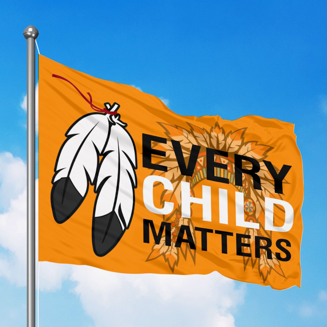 every-child-matters-doubled-sided-flag-canada-orange-day-etsy-canada