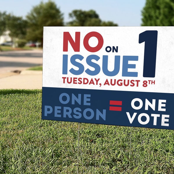 Ohio Vote Yard Sign Etsy