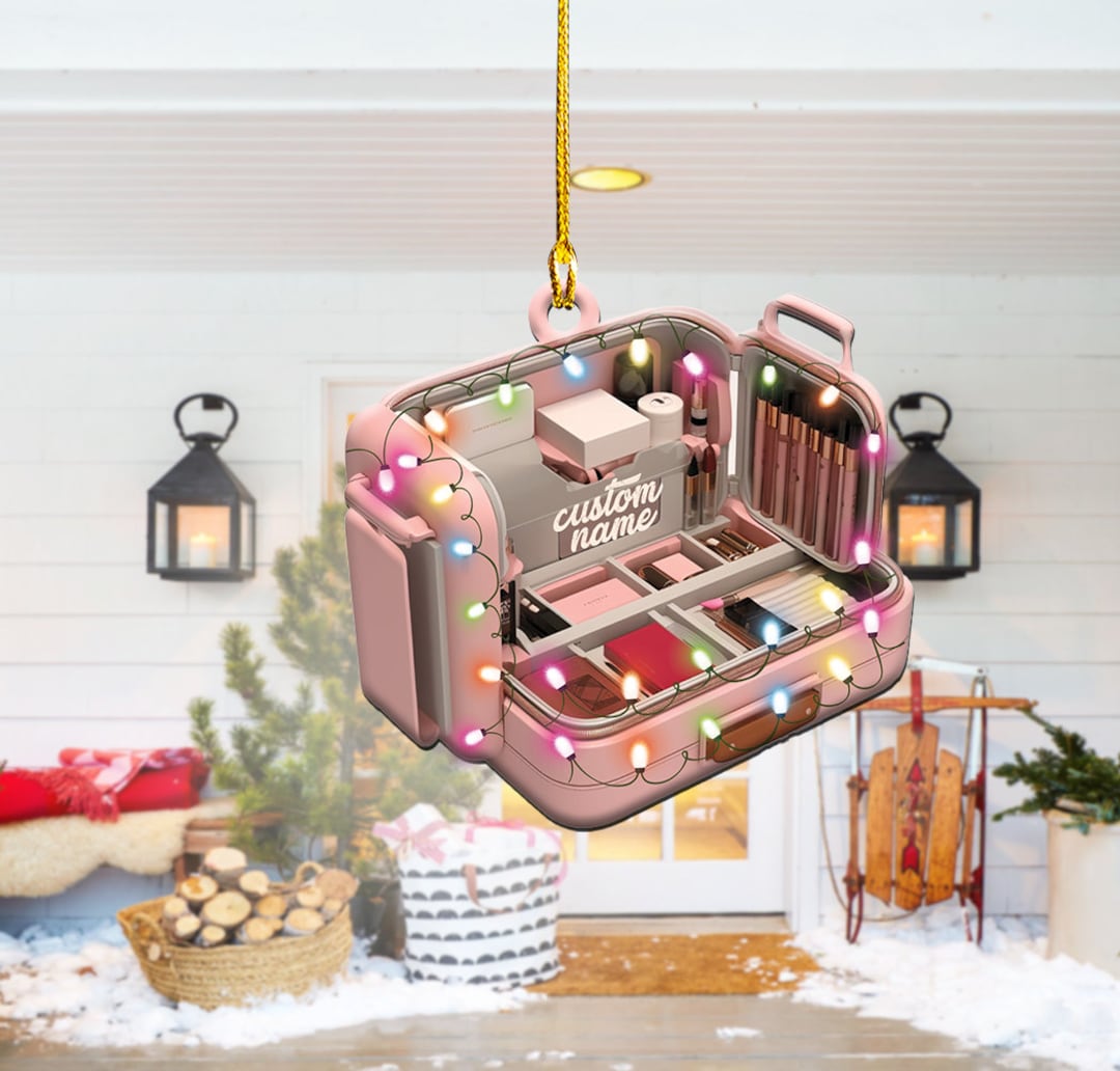 Set Makeup Ornament Makeup Artist Christmas Ornament Gift Etsy
