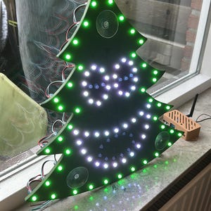 WS2811 歌うクリスマスツリー（xlightsまたはWLED用） | 3Dプリント用STLファイル。xmodelとワイヤーフレームピクセルを含む