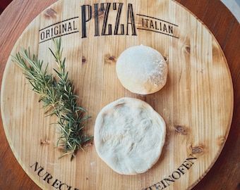 Pizzabrett personalisiert, Pizza,Pizzateller, mit Wunschgravur, Geschenkidee, Pizzateller Holz, Flammkuchenbrett