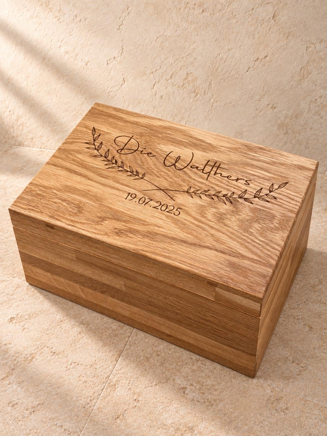 Holzkiste mit deckel 50cm