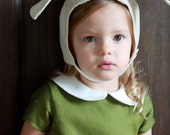 For Amber: A Velveteen Bunny Bonnet