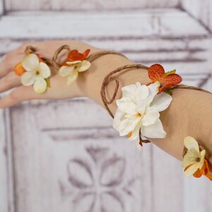 Flower arm cuff best sale