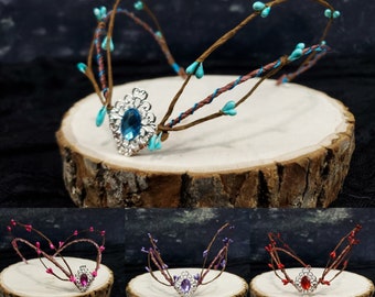 Simple Woodland Tiara, Pick Your Color