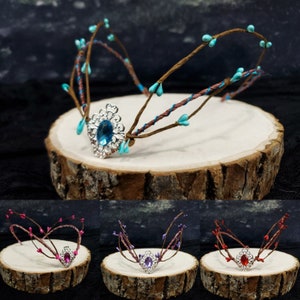 Simple Woodland Tiara, Pick Your Color