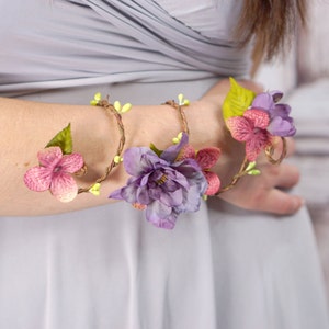 Flower Wrap Cuff Customizable Corsage image 6