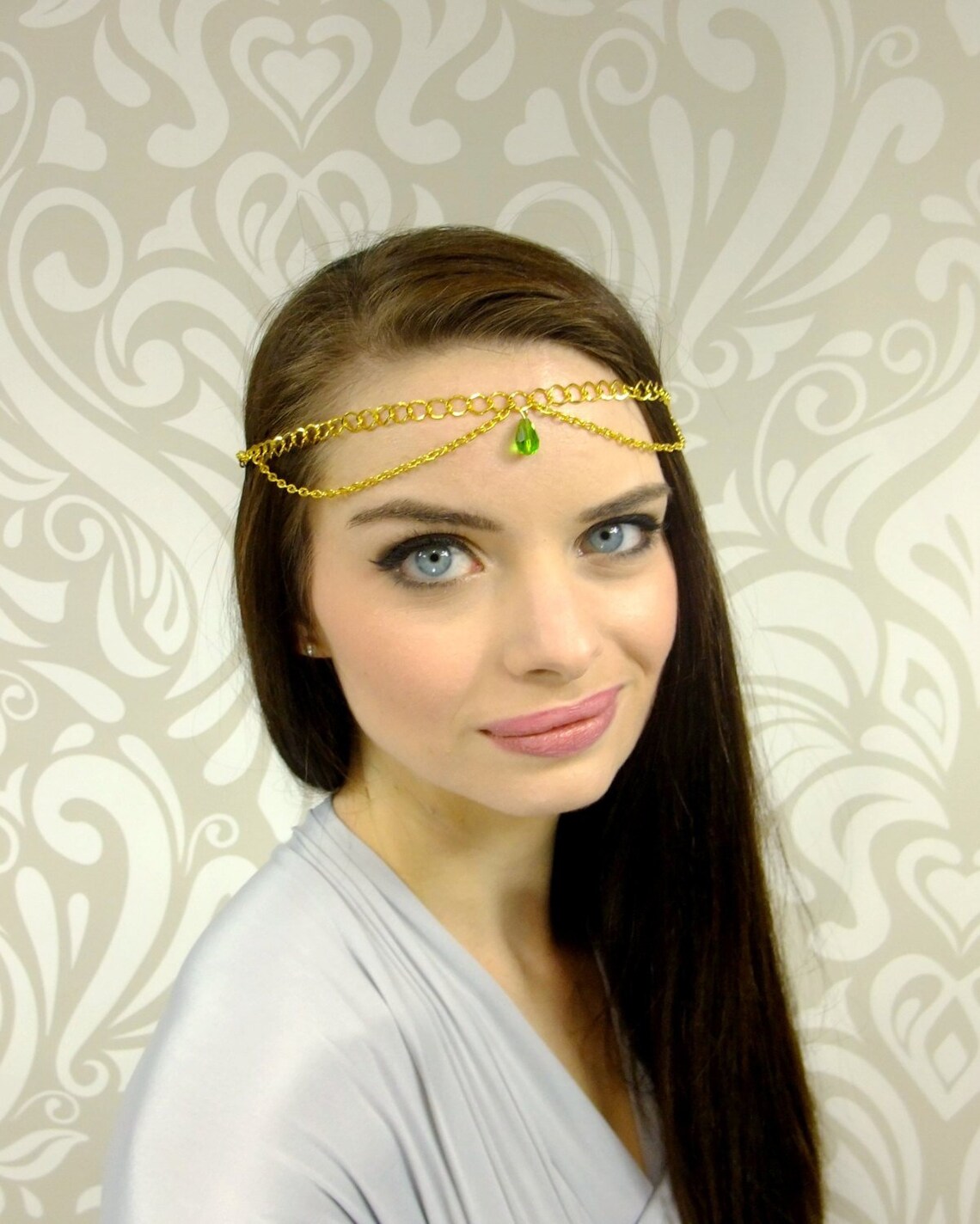 bridal circlet headpiece