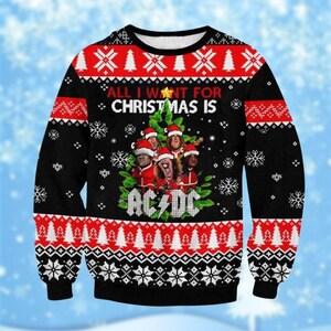 Acdc Sweater Etsy UK