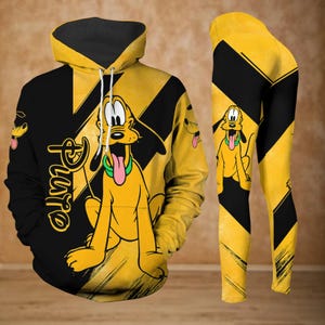 Pluto Dog Hoodie en Legging, Disney Pluto Workout Legging, Pluto Shirt, Disney Trip Vacation Shirt, Magic Kingdom Merchandise, Cadeau voor Fan