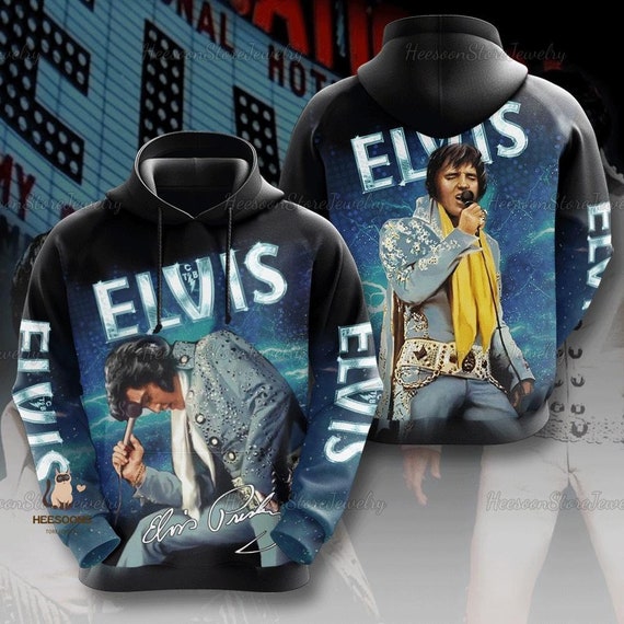 Elvis presley zip up hoodies sale