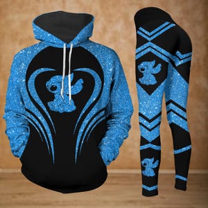 Stitch Hoodie en Legging, Ohana Familie Shirt, Lilo en Stitch Shirt, Disney Trip Shirt, Magic Kingdom Shirt, Verjaardagscadeau voor haar