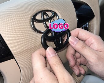 ABS Plastic Stick on Cap for Toyota Steering wheel,fit for all toyota model,rav4/tundra/corolla/camry/Highlander/ tacoma/4runner/