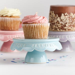 Cupcake Stand, Custom Birthday Gift, Personalized Cupcake Stand, Baby Gift, Photo Prop, Keepsake image 4