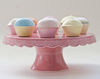 Stitch Cake Stand, Vintage Inspired, Wedding Cake Stand, Dessert Display