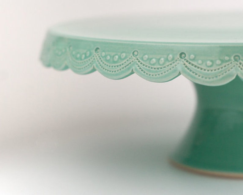 Stitch Cake Stand, Vintage Inspired, Wedding Cake Stand, Dessert Display image 2