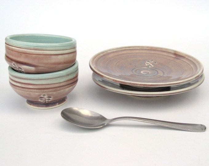 Small Bowl and Plate Tapas Set. Etsy