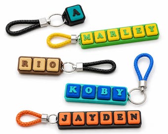 Personalised Name Fidget Clicker | 3D Printed Keyboard Style Desk Toy | Autism ADHD Sensory Fidget | Gamer Gift