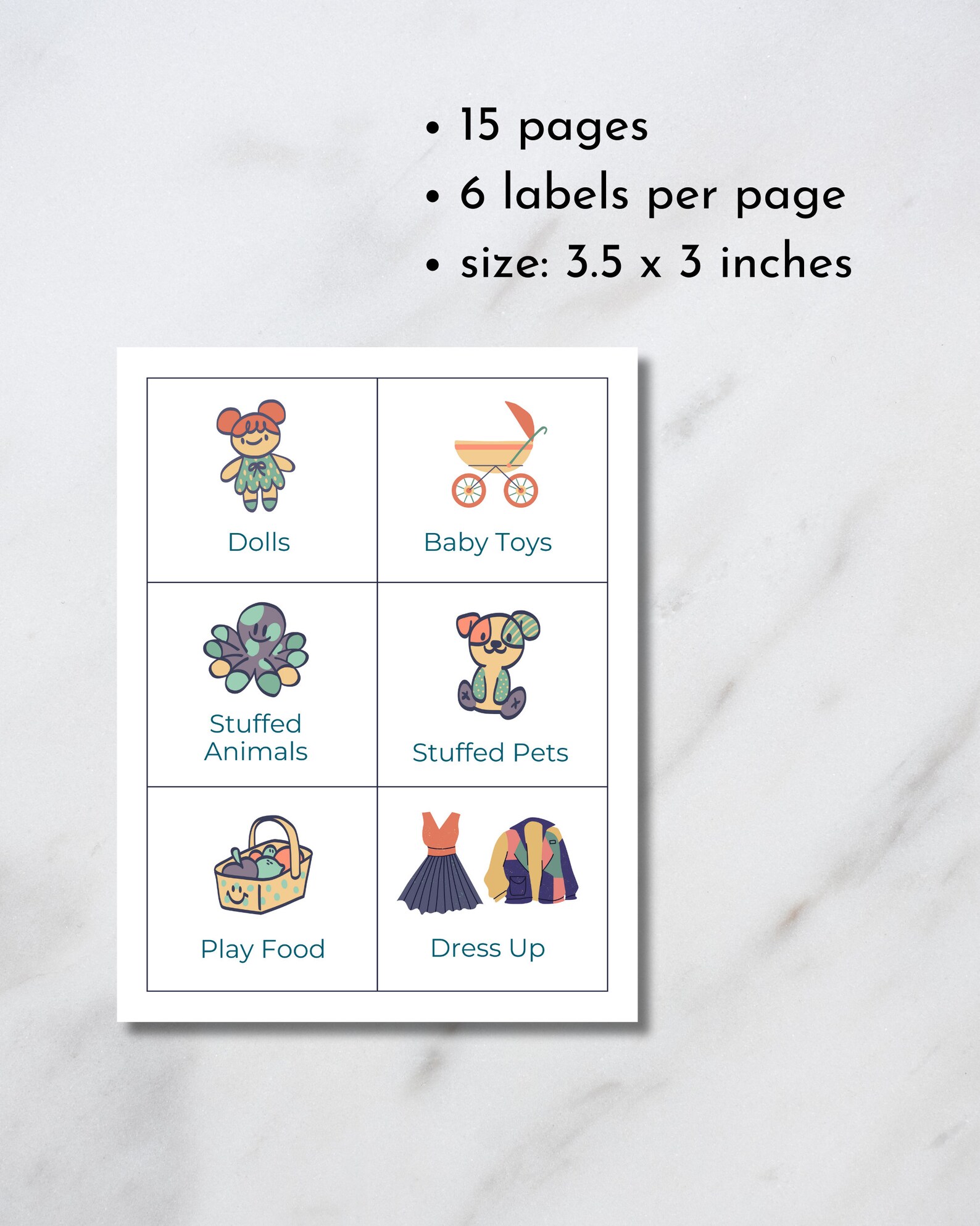 Toy Bin Label Printable Playroom Label Classroom Toy Label Editable ...