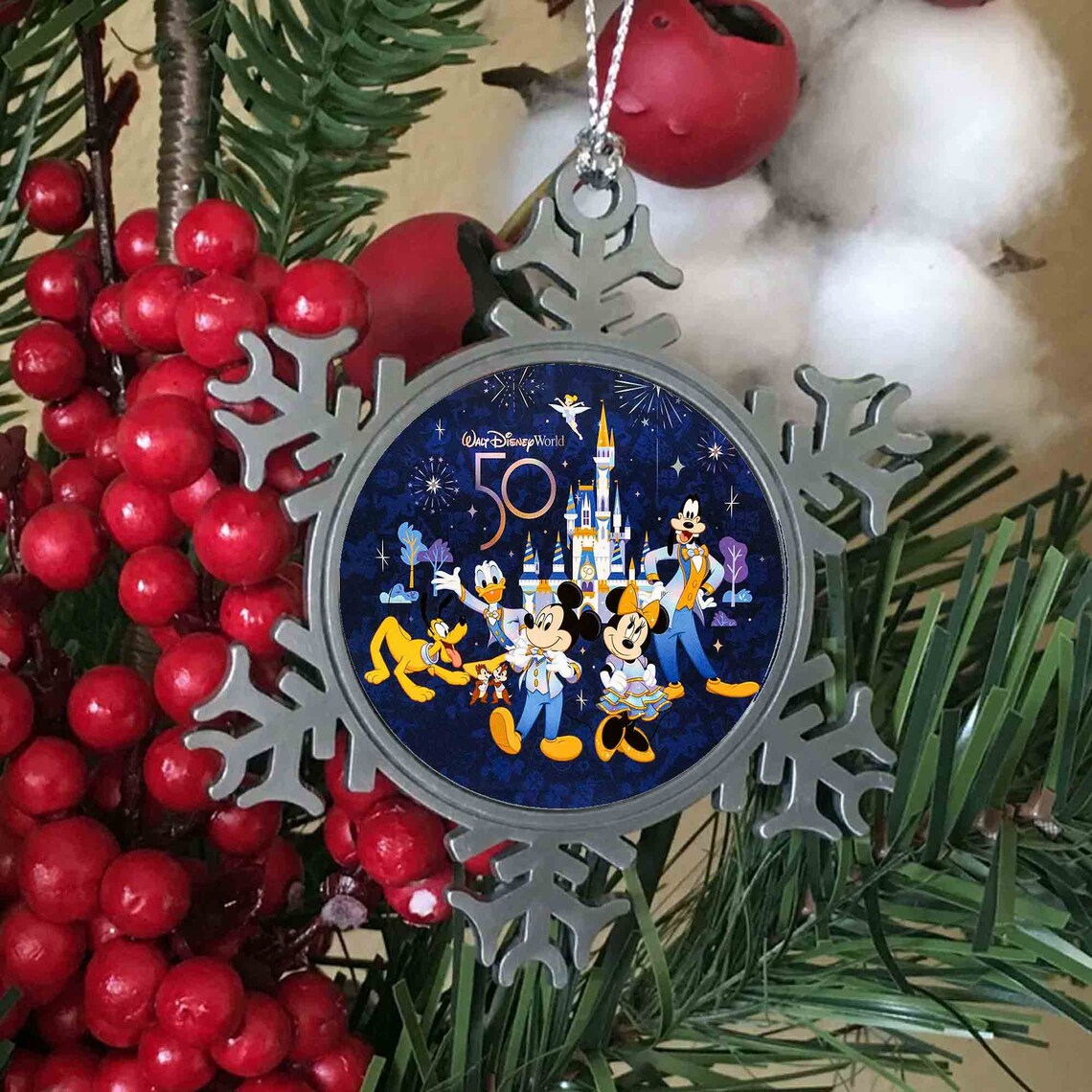 Disney 50th Ornament Walt Disney World 50th Anniversary Etsy