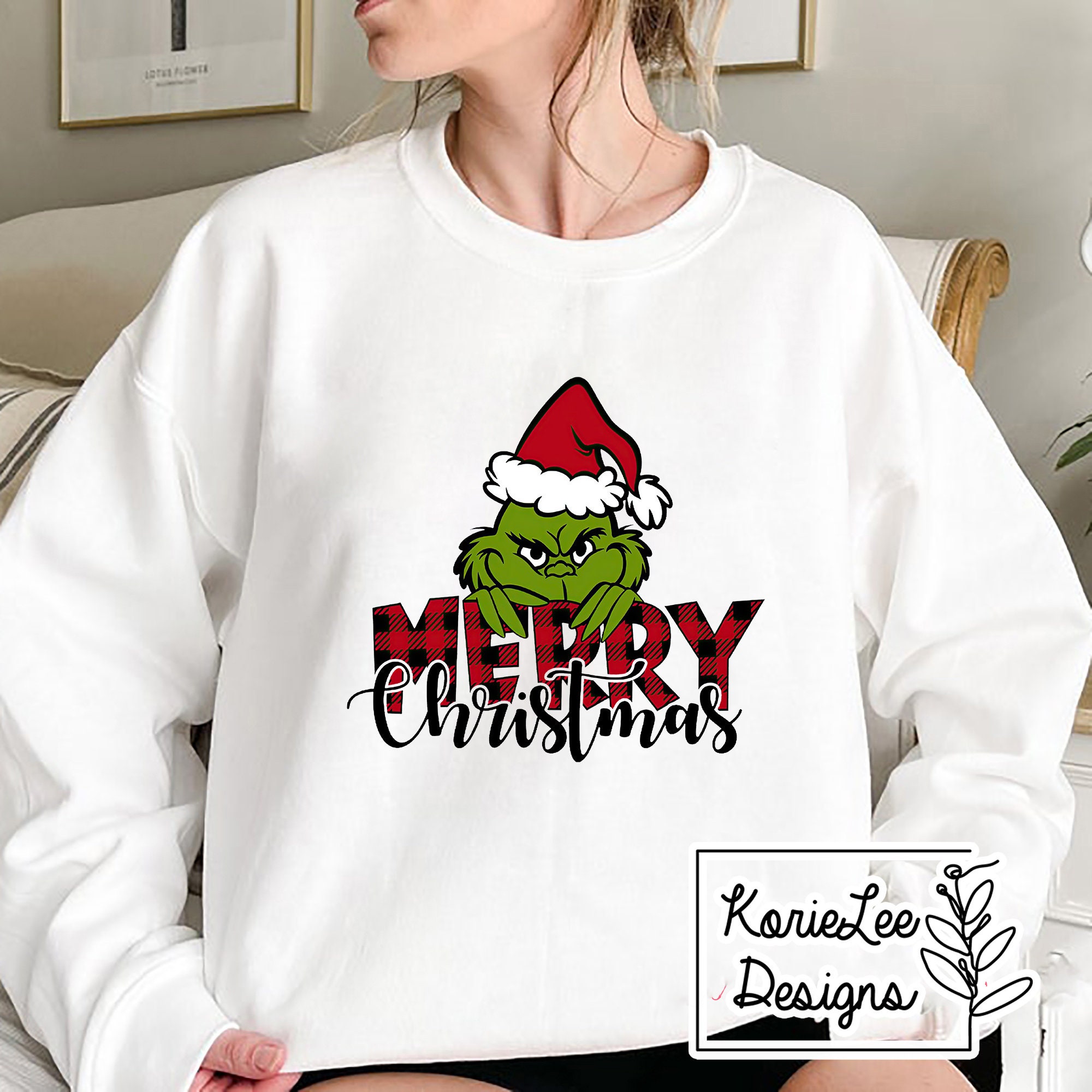 Sweatshirt grinch Clearance