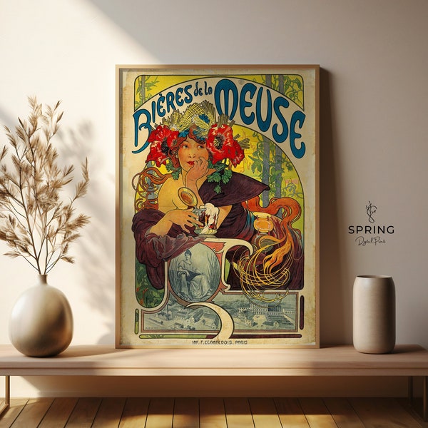 Mucha Print - Etsy