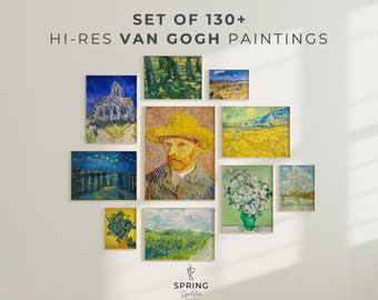 130+ Hi-Res VAN GOGH Paintings | Van Gogh Prints | Van Gogh Wall Art | Van Gogh Wall Gallery Set | Large Scale Digital Prints