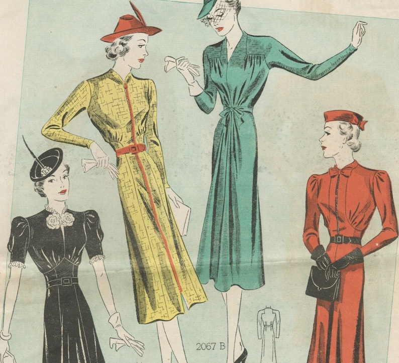 Du Barry Fashion Prevue September 1938 pattern booklet in PDF 