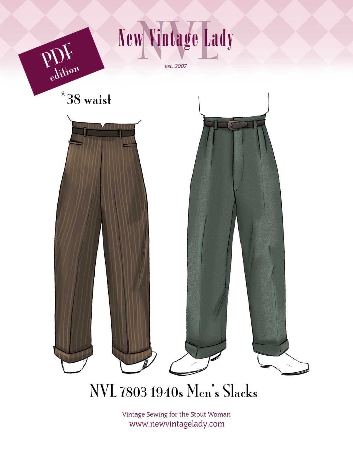 1950s Pleated Pants 