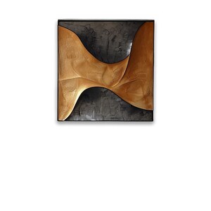 Two-tone Artistic Wall Decor, Minimalist, Wall Hanging - Etsy - Textured Glass Two Tone Wall Decoration
