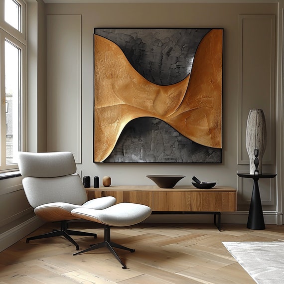 Two-Tone Artistic Wall Decor, Minimalist, Wall Hanging