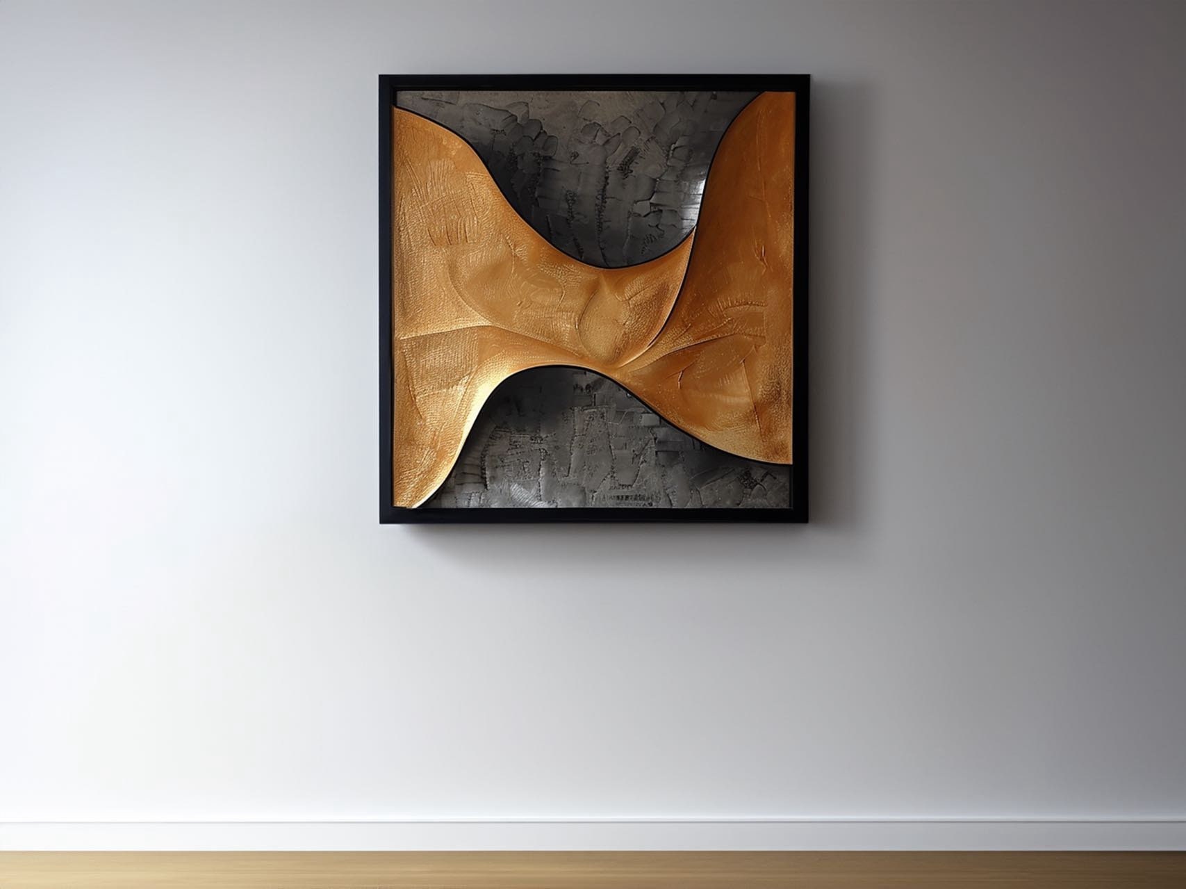View of Two-tone Artistic Wall Decor, Minimalist, Wall Hanging - Etsy