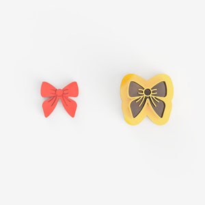 Bow Tie Earring Clay Cutter STL